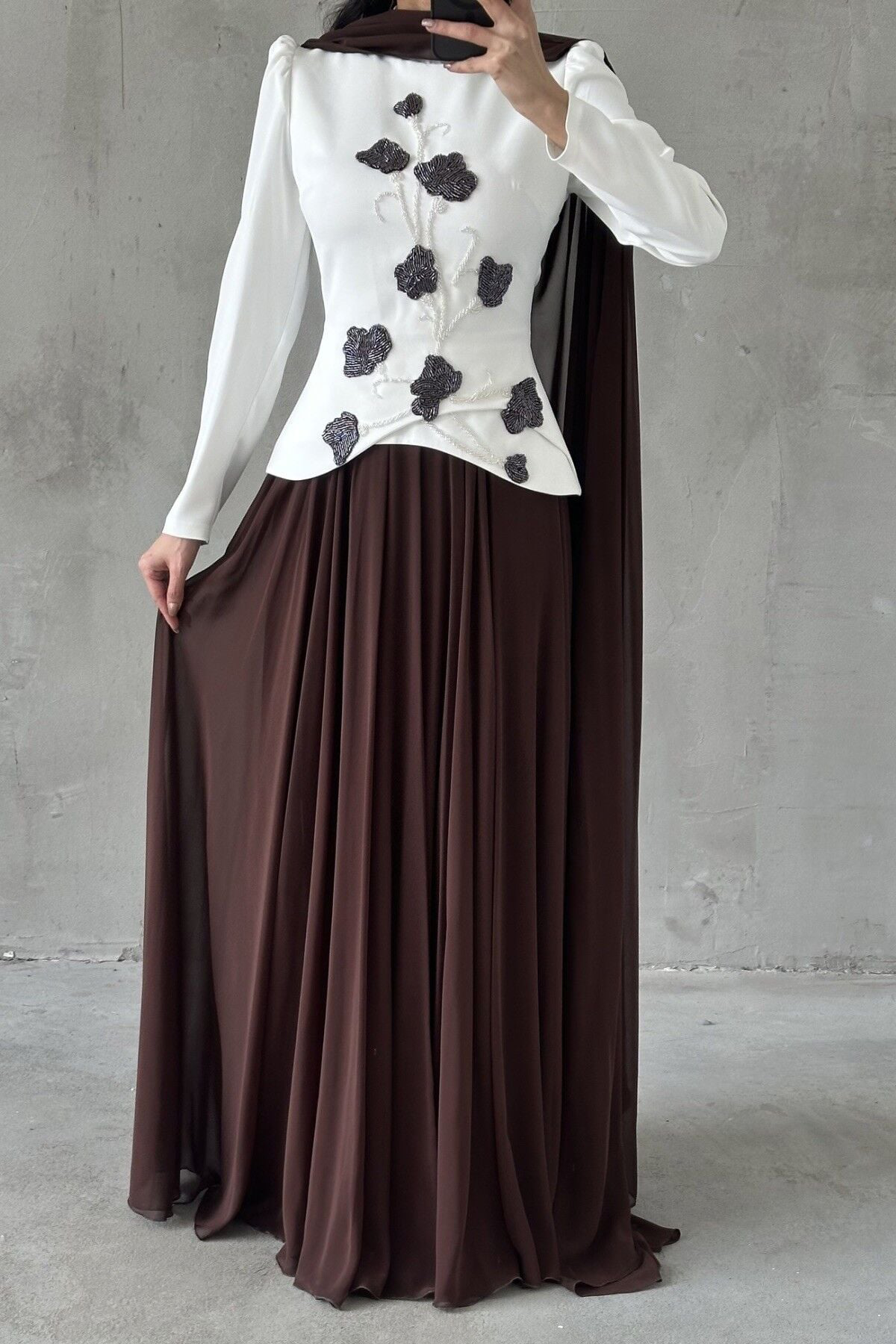 Petal & Pearl Evening Dress 4555