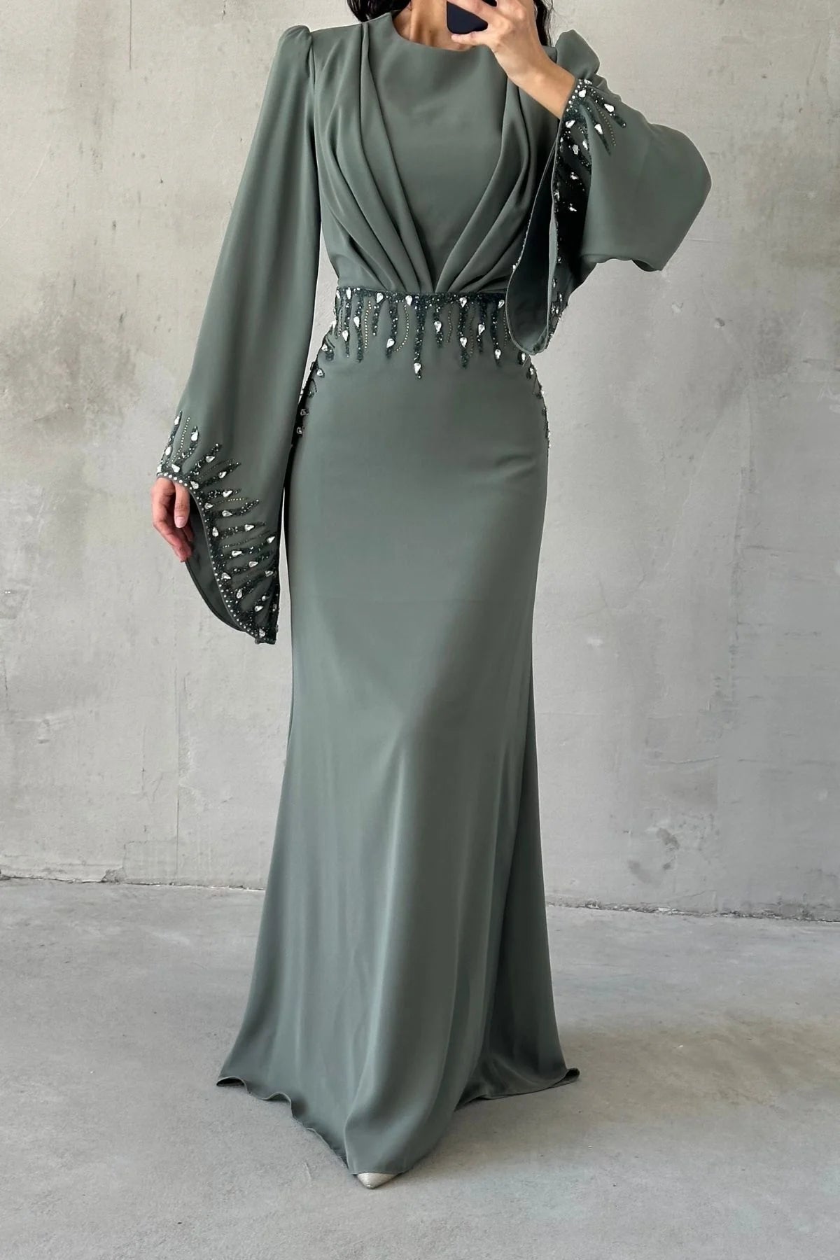 Adriyana Embellished Gown 5338
