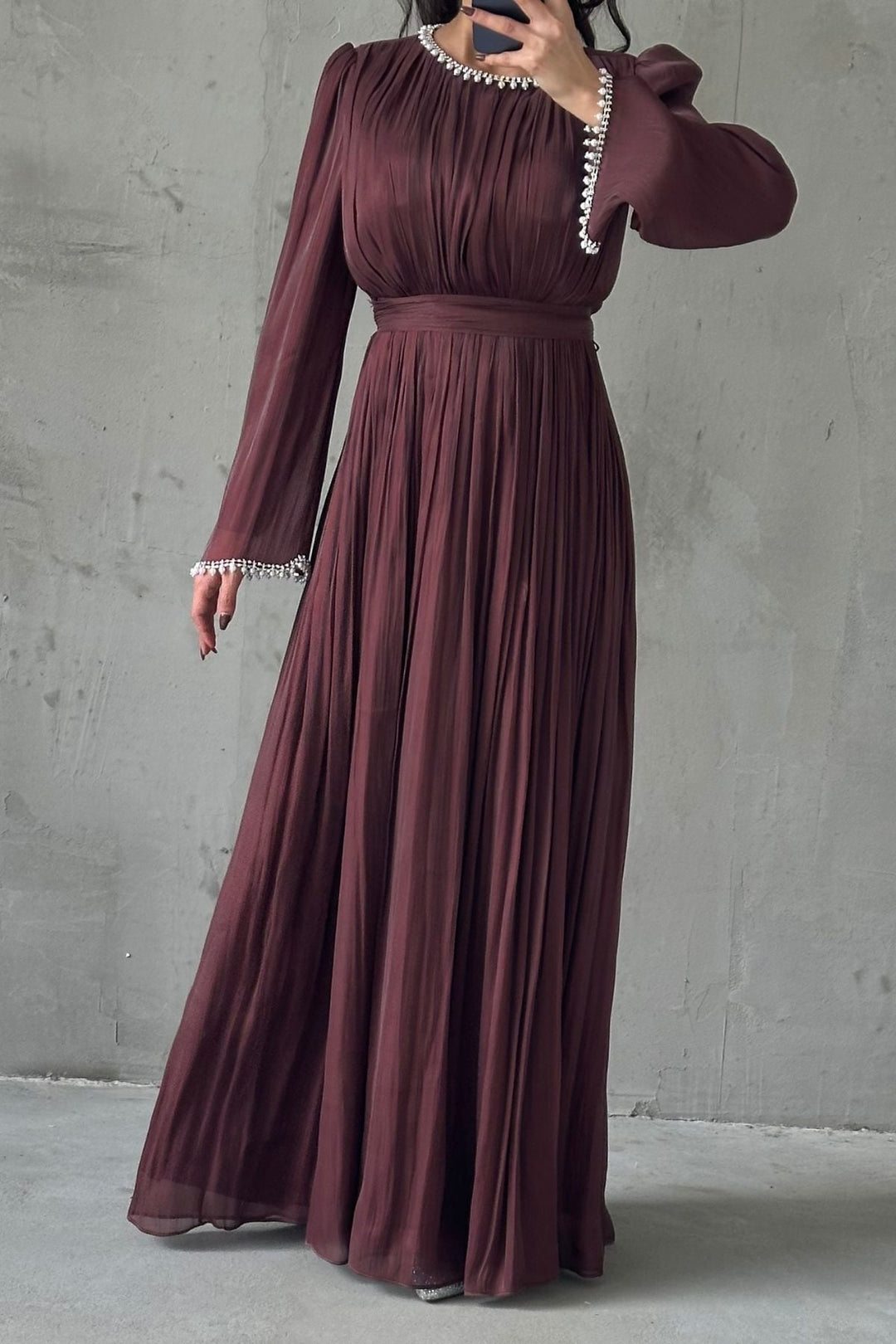 The Sienna Pearl Gown