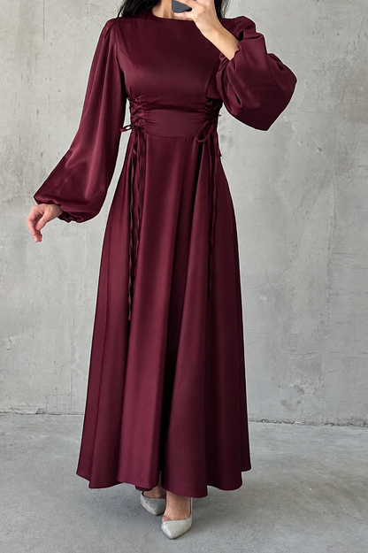The Elowen Satin Gown