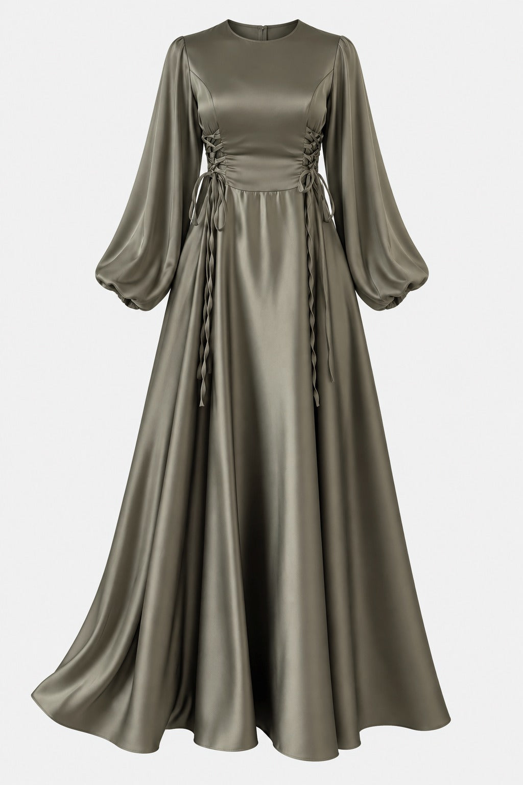 The Elowen Satin Gown