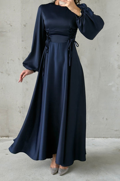 The Elowen Satin Gown