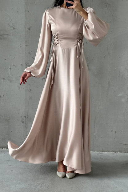The Elowen Satin Gown