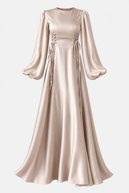 The Elowen Satin Gown