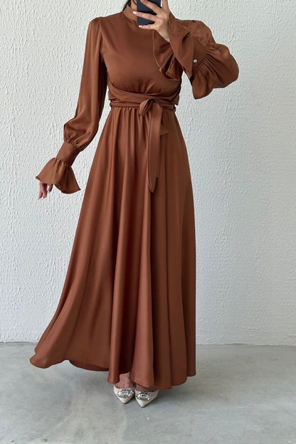The Virelle Satin Gown