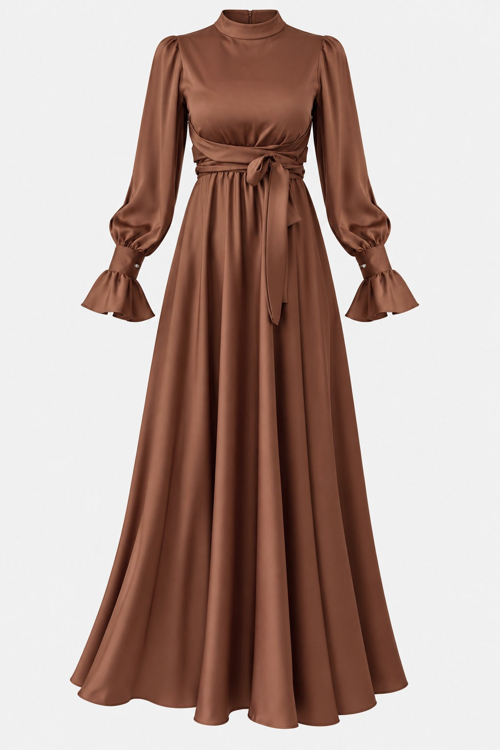 The Virelle Satin Gown