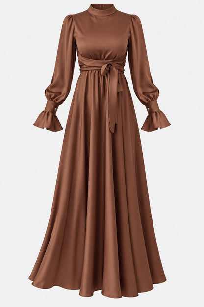 The Virelle Satin Gown