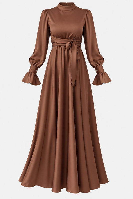 The Virelle Satin Gown
