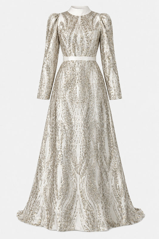 The Celestelle Embellished Gown
