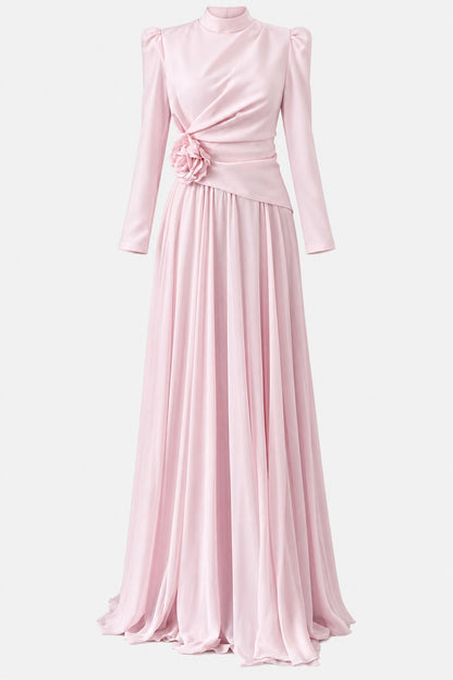 The Serelle Floral Draped Gown