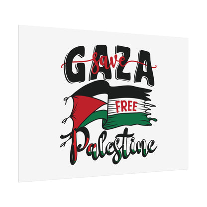 Free Palestine Rolled Posters