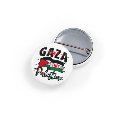Free Palestine Round Pins