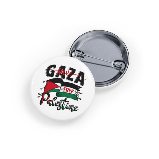 Free Palestine Round Pins