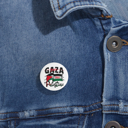 Free Palestine Round Pins