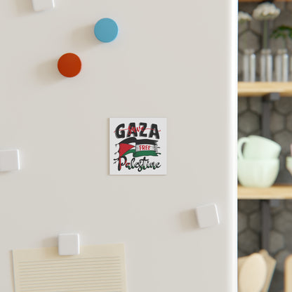 Free Palestine Square Magnet