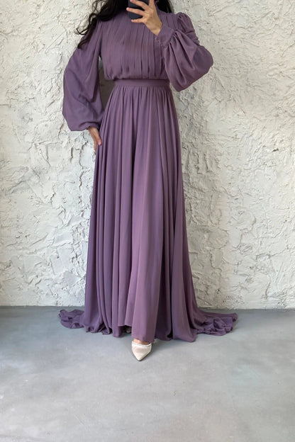 Long Chiffon Evening Dress 1046