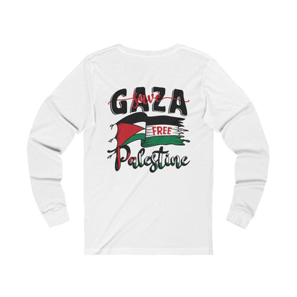 Free Palestine Unisex Jersey Long Sleeve Tee