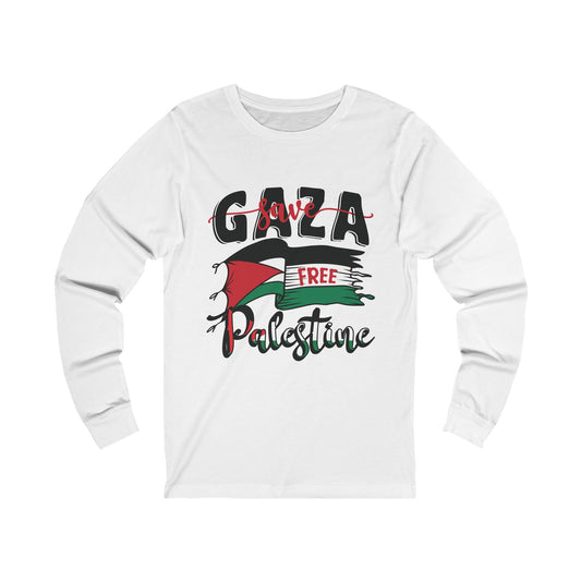 Free Palestine Unisex Jersey Long Sleeve Tee