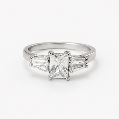 The Amira Radiance Ring - 925 Sterling Silver & CZ