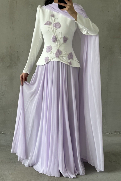 Petal & Pearl Evening Dress 4555