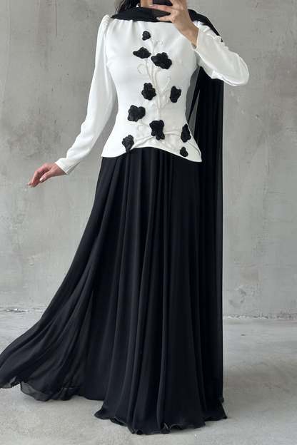 Petal & Pearl Evening Dress 4555