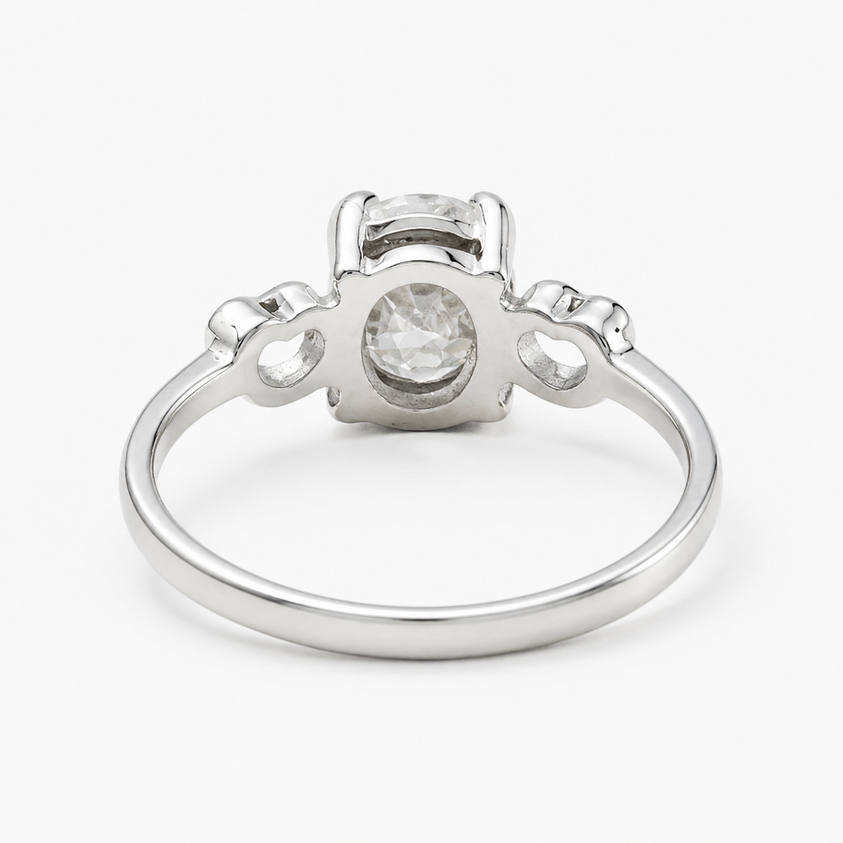 La bague Cœur Amorette - Argent sterling 925 et oxyde de zirconium