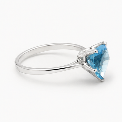 The Azure Heart Ring