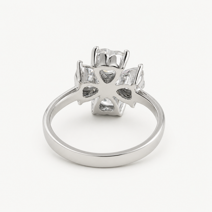 The Amélie Blossom Ring – 925 Sterling Silver & CZ