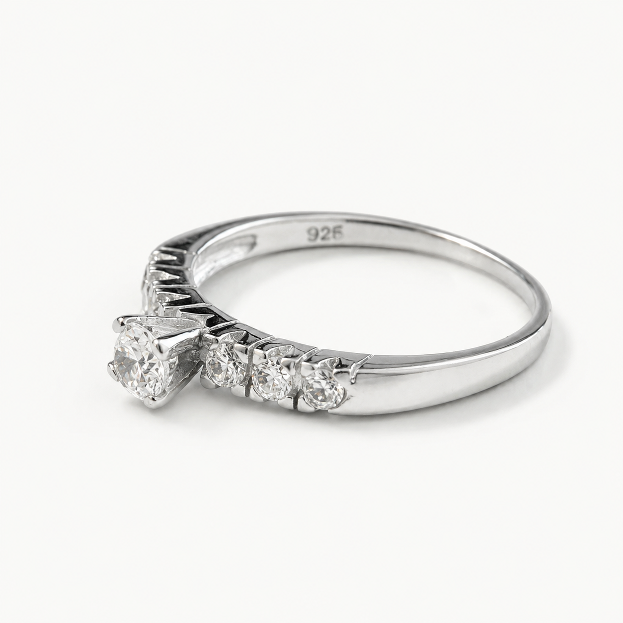 The Elara Radiance Ring – 925 Sterling Silver & CZ