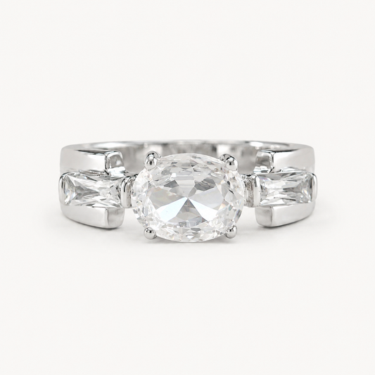 The Elara Oval Radiance Ring