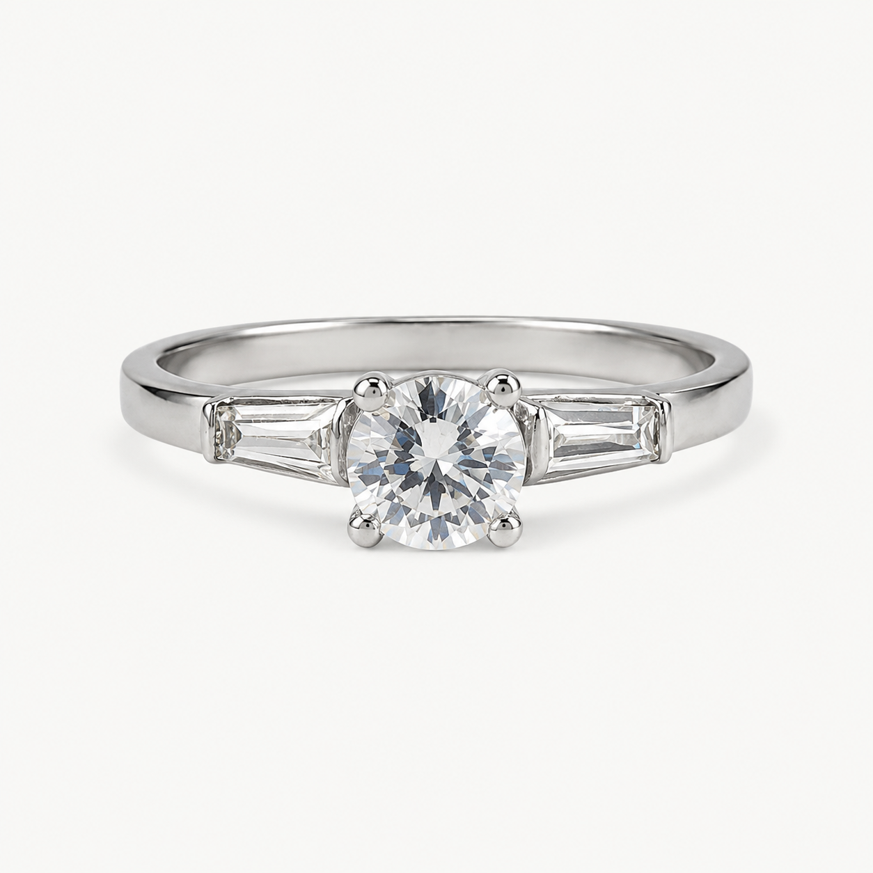 The Layla Classic Round Ring – 925 Sterling Silver