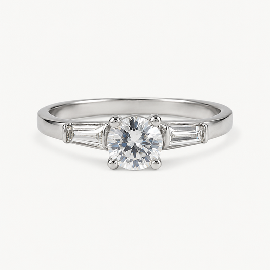 The Layla Classic Round Ring – 925 Sterling Silver