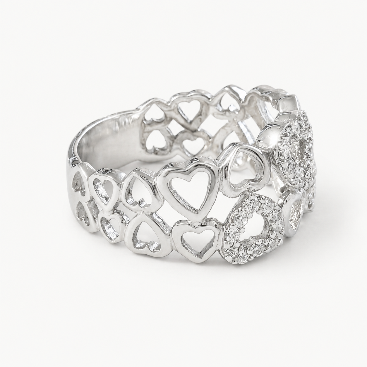 The Amour Heart Statement Ring – 925 Sterling Silver
