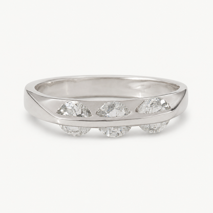 The Élise Pavé Ring – Sterling Silver & CZ