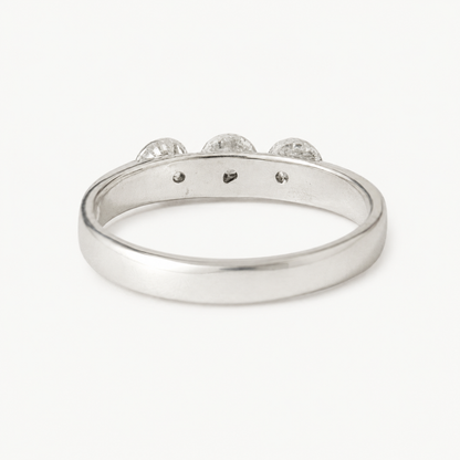 The Élise Pavé Ring – Sterling Silver & CZ