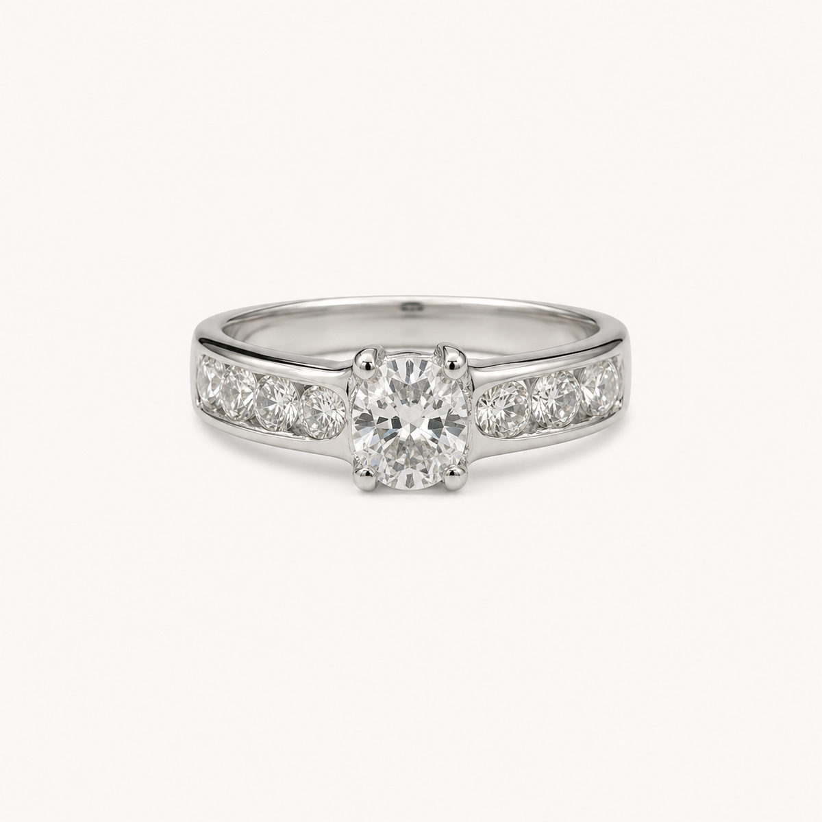 The Camille Crystal Band – Sterling Silver & CZ