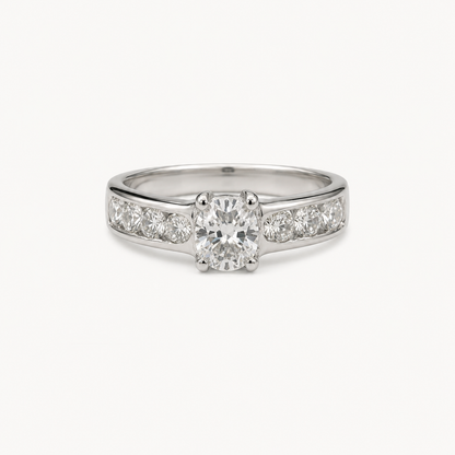 The Camille Crystal Band – Sterling Silver & CZ