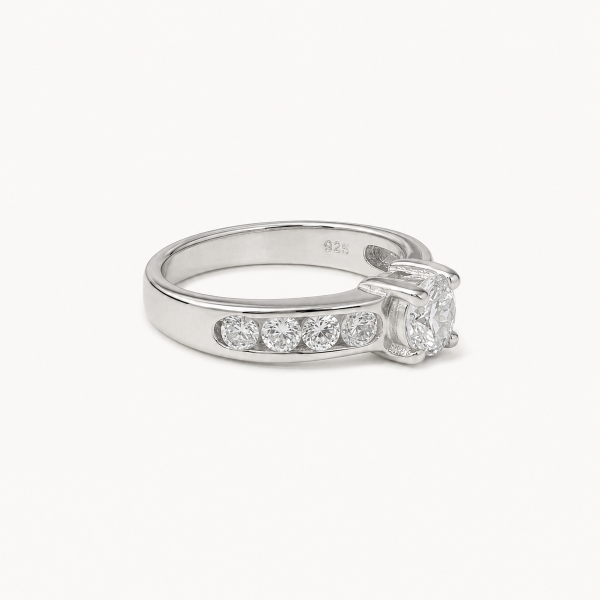 The Camille Crystal Band – Sterling Silver & CZ