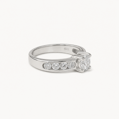 The Camille Crystal Band – Sterling Silver & CZ