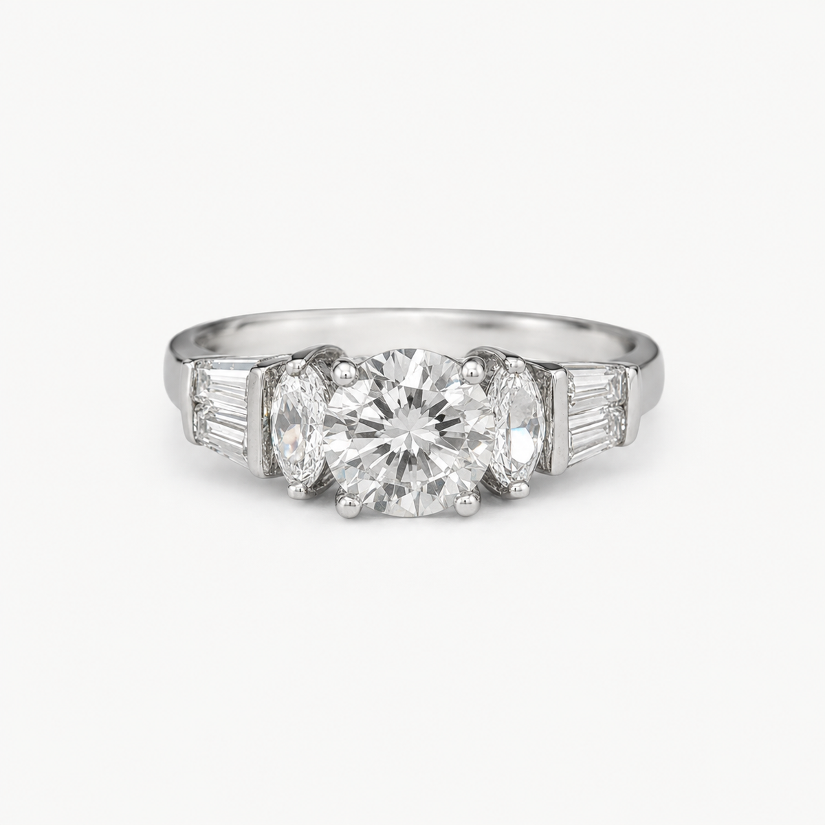 The Juliette Crystal Ring – Sterling Silver & CZ