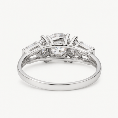 The Juliette Crystal Ring – Sterling Silver & CZ