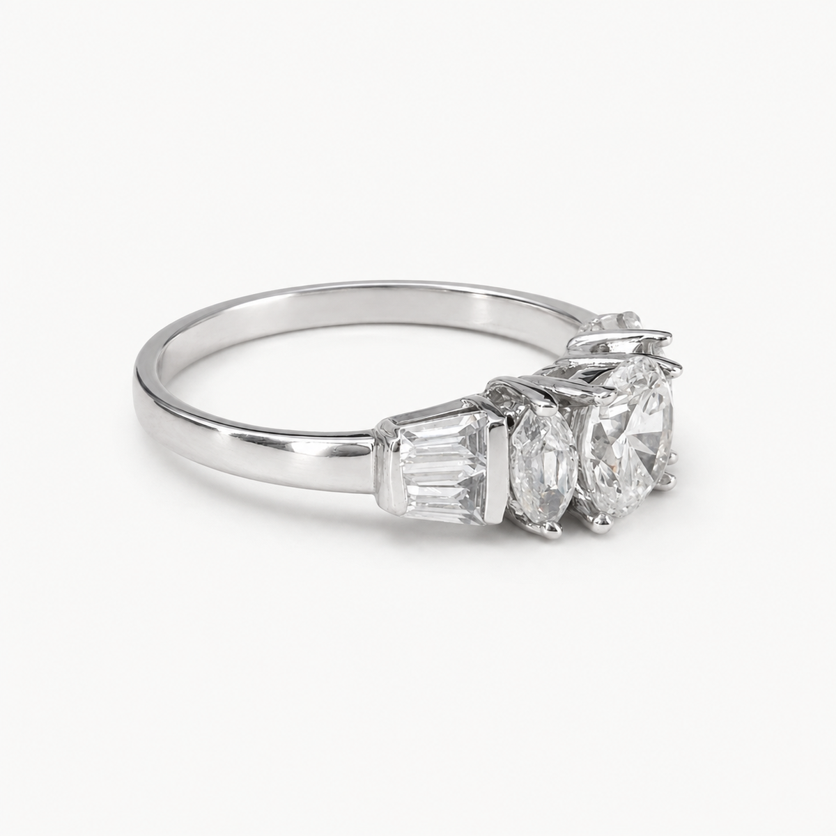 The Juliette Crystal Ring – Sterling Silver & CZ