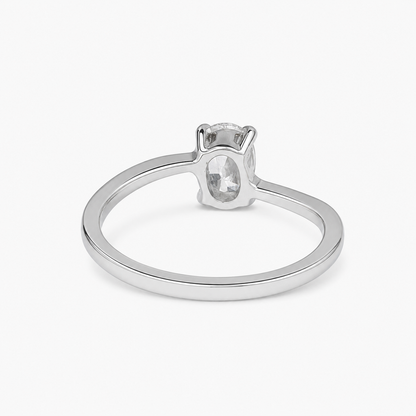 The Colette Crystal Ring – Sterling Silver & CZ