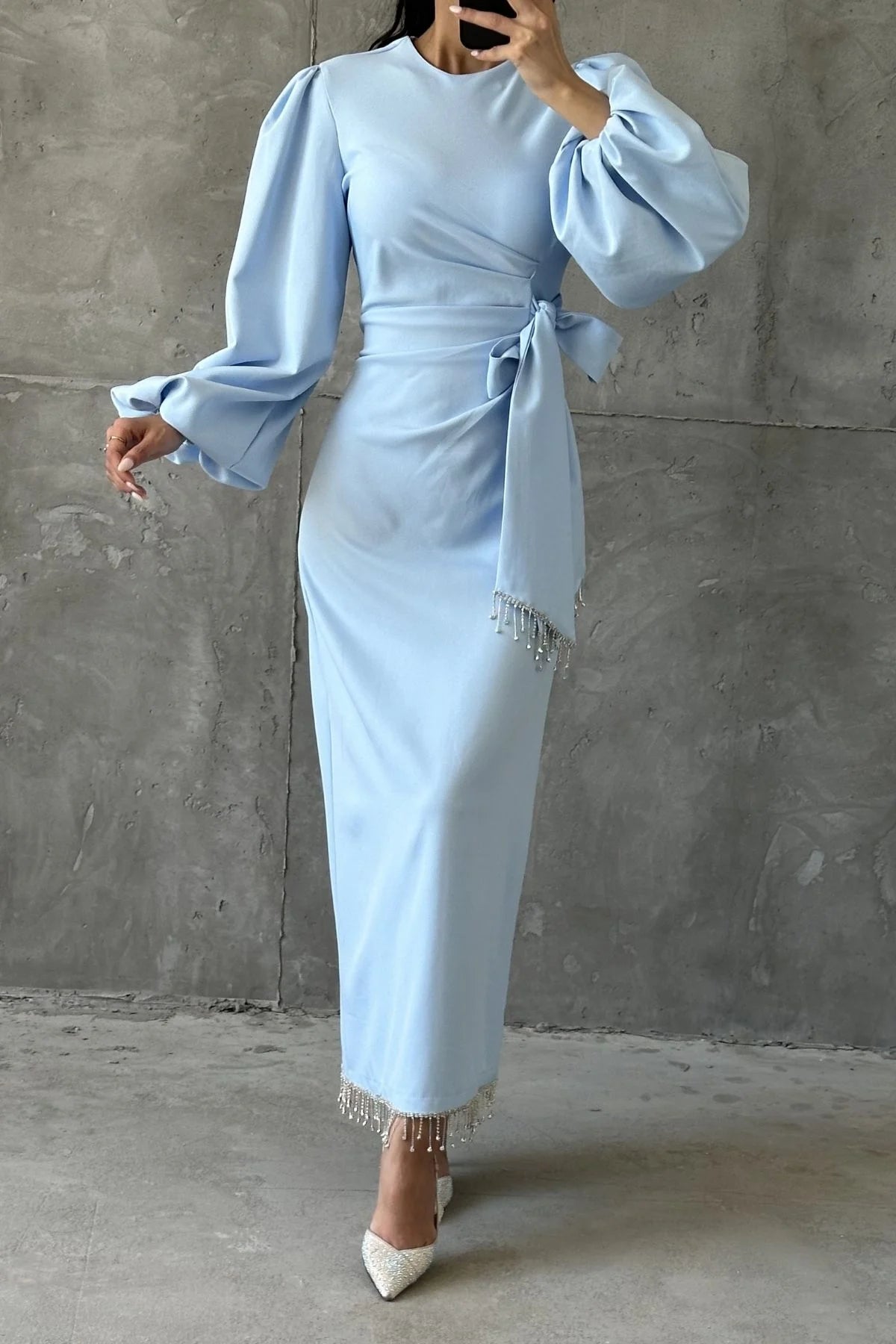 Sahara Grace Crepe Gown