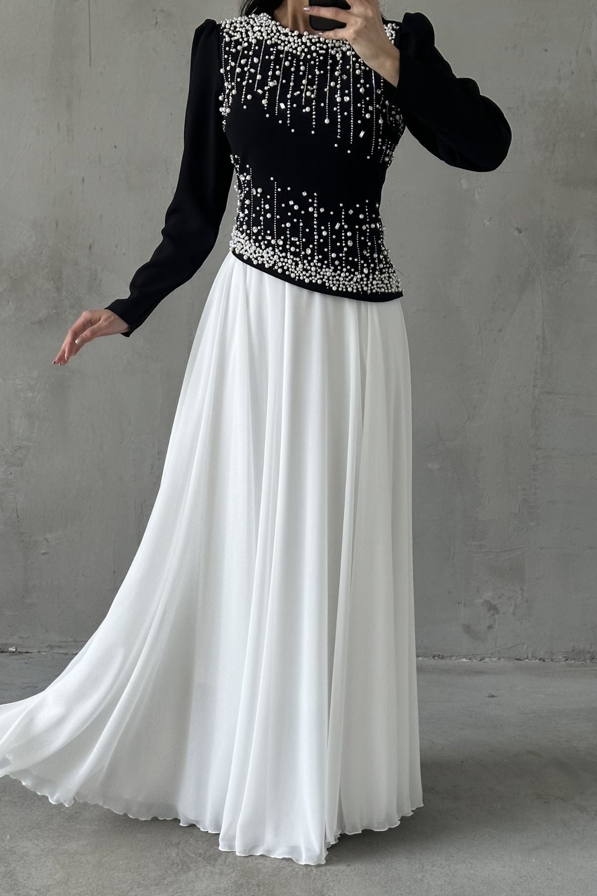 The Elodie Pearl Gown