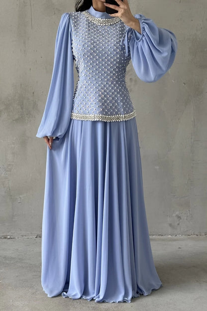 The Elowen Pleated Gown