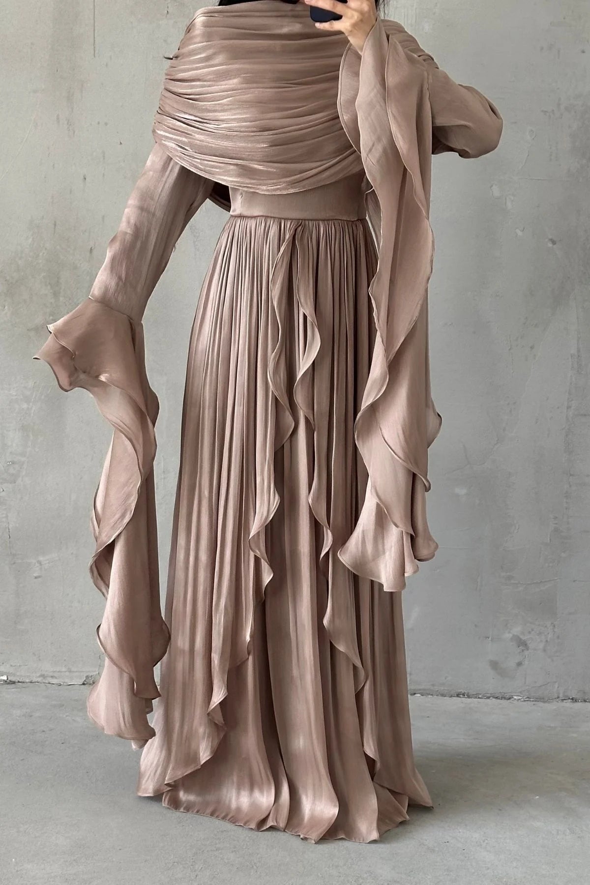 The Selene Drape Gown