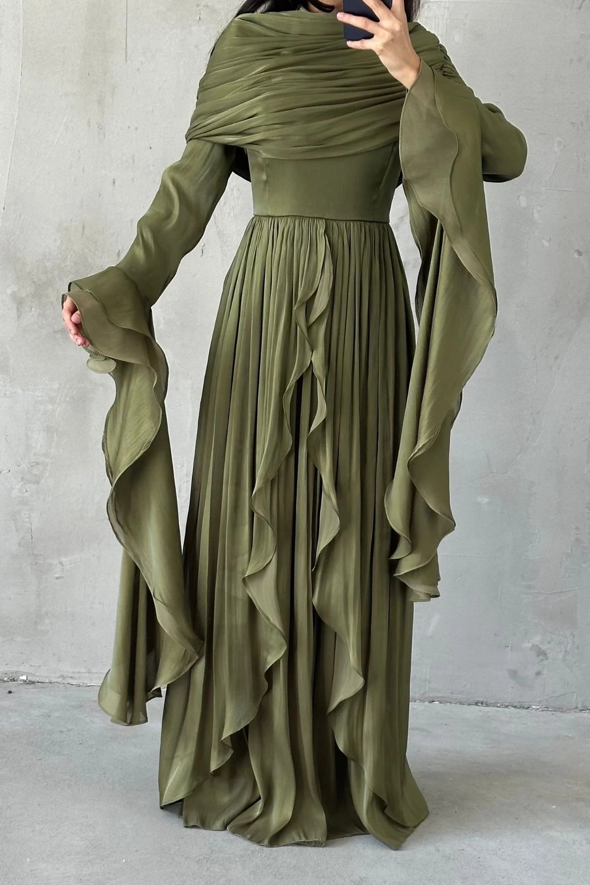 The Selene Drape Gown