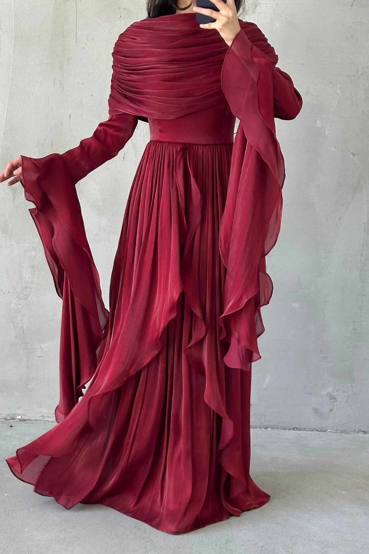 The Selene Drape Gown