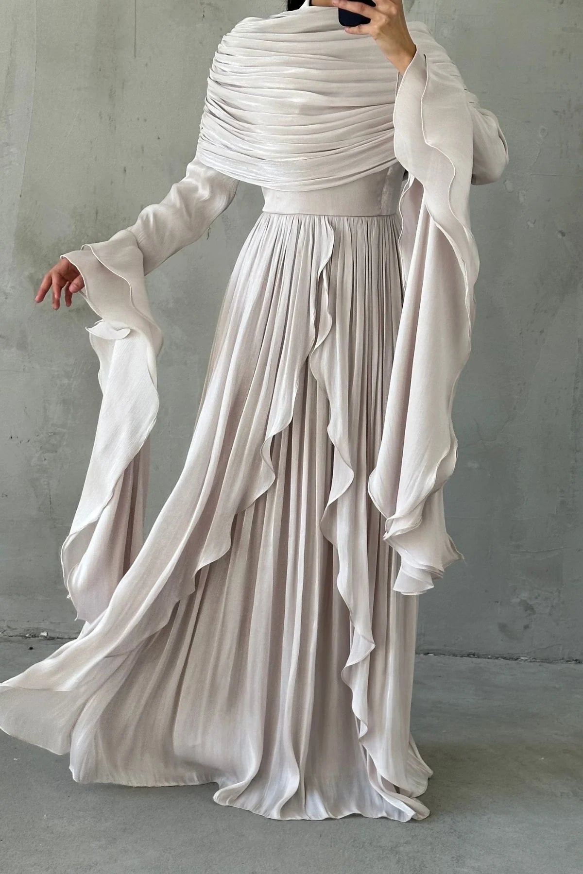 The Selene Drape Gown